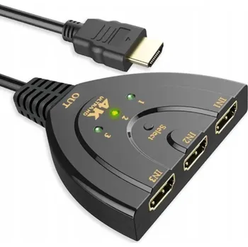 Video kabel Přepínací kabel HDMI - HDMI + DVI 0,55 m