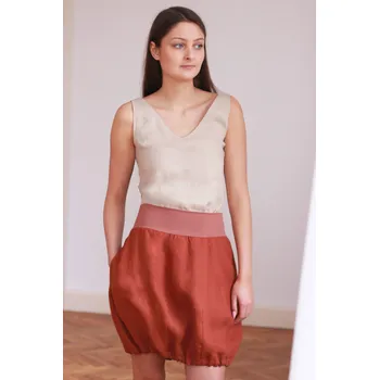 Dámská sukně Lotika Lněná balonová sukně Lotika česká móda Premium quality 785416