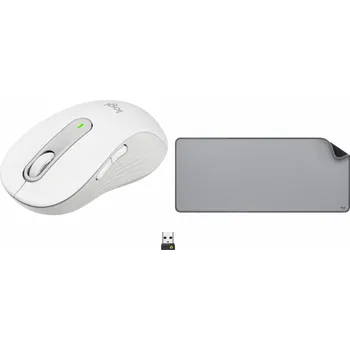 Myš Myš Logitech M650 L bílo-šedá (910-006238) + řada Studio – STŘED ŠEDÁ (956-000052)