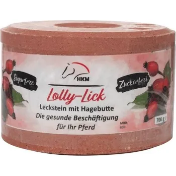 Krmivo pro koně HKM Lízátko pro koně Lolly Licky rose hip 700g