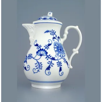 Stolování Cibulák Dubí Konvice kávová s víčkem 0,9 l - cibulový porcelán 70024