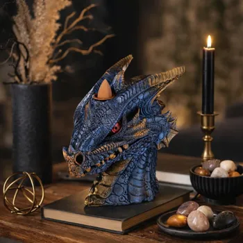 Aroma lampa Fontána na tekoucí dým -Vodní drak(modrý)