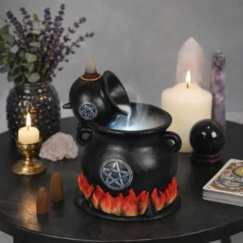 Aroma lampa Fontána na tekoucí dým LED- Magický kotlík