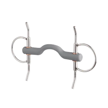 Udidlo pro koně Udidlo Beris roubík nelomený s výkrojem 140mm tvrdé