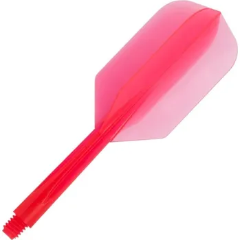 Příslušenství pro šipky Condor Letky Zero Stress - Slim - Medium - Clear Red CN107