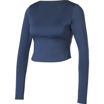 Dámské tričko CRIVIT Dámské funkční triko s integrovanou podprsenkou (modrá, M(40/42))