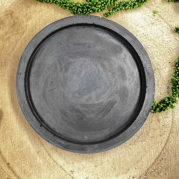 Svíčka Magická podložka pod svíčku - malá - černá