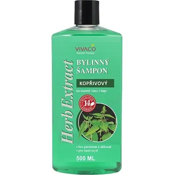 Koupelová pěna Vivaco Herb extrakt Bylinný šampon Kopřiva HERB EXTRACT 500 ml