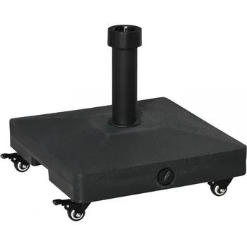 Stínicí technika Stojan na slunečník s válečkem | černý