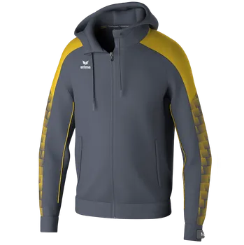 Pánská větrovka Bunda s kapucí Erima Evo Star Hooded Jacket 1032402-slategreygelb Velikost XL
