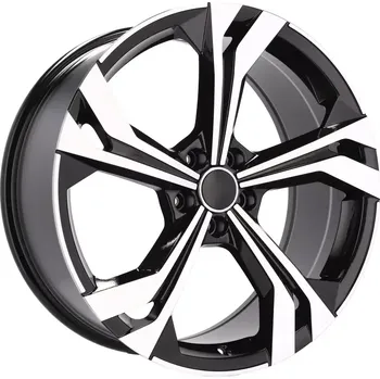 Alu kolo Alu kola Racing Line B5873, 20x8.5 5x112 ET38, černá + leštění (zátěžová) vhodné pro Audi Q3 (od 2018)