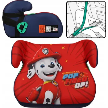 Autosedačka Tlapková patrola Podsedák do auta s pásem pro děti 125-150 cm