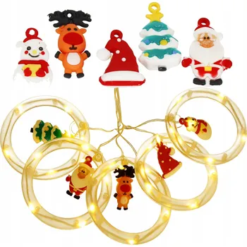 Vánoční dekorace Vánoční osvětlení na stromeček Springos 5 m, 101 - 200 LED