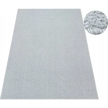 Koberec KOBEREC SMYČKOVÝ ŠEDÝ SILNÝ VZOR S FILCEM DO LOŽNICE BRASIL 200x200 cm