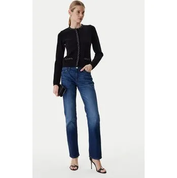 Dámský svetr Guess Kardigan W6RR42 Z4422 Černá Regular Fit XXL