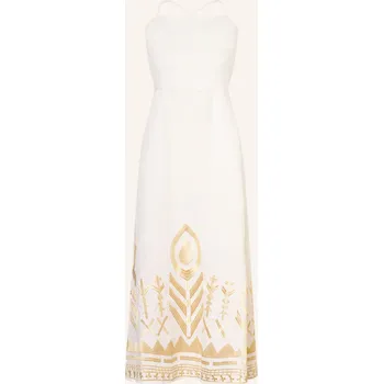 Dámské šaty Greek Archaic Kori Dámské Plážové Šaty Feather Z Lnu S...