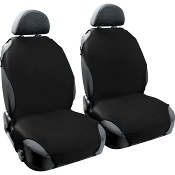 Tričko, pár strečových potahů sedadel - černá