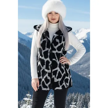 Dámská vesta TopMode Vzorovaná vlněná vesta 883351