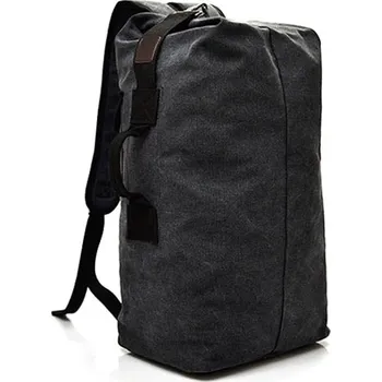 Městský batoh TopMode Plátěný prostorný batoh / taška 2 v 1 v army stylu 502858