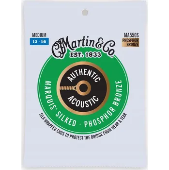 Struna pro kytaru a smyčcový nástroj Martin MA550S struny pro akustickou kytaru 13-56