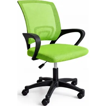 Otočné křeslo Ecarla zelené