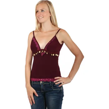 TopMode Dámské tílko zdobené flitry 129187