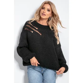 Dámský svetr TopMode Vlněný svetr s děrováním 579138