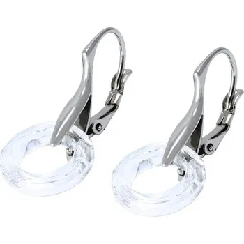 Náušnice TopMode Visací náušnice kroužky- čiré 702385