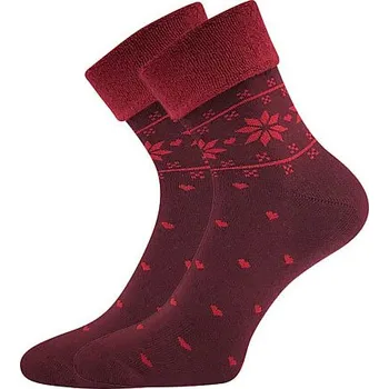 Dámské ponožky TopMode Froté ponožky s norským vzorem 1054510