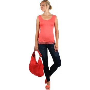 TopMode Dámské tílko lemované krajkou 159791