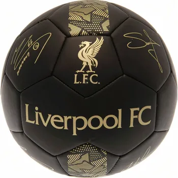 Fotbalový míč Liverpool FC Fotbalový míč Liverpool FC, černý, podpisy, vel. 1