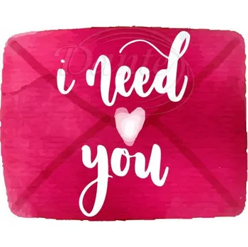 Galanterie Dante Nažehlovačka I need you - 20 x 16 cm