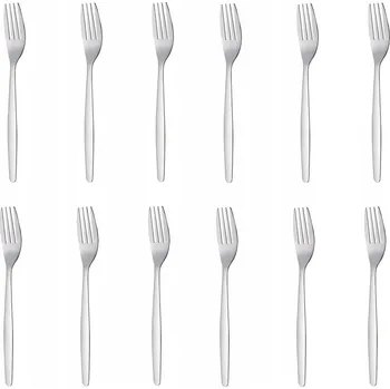 Příbor JÍDELNÍ VIDLIČKA NEREZOVÁ OCELOVÁ SADA PRO GASTRONOMII 12 KS HENDI