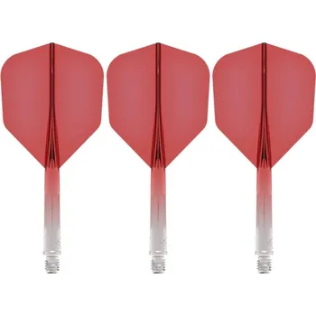 Příslušenství pro šipky Mission Letky Force 90 - Gradient - Standard No6 - Midi - Red F4482