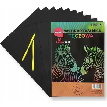 Obraz Duhové stírací obrázky A4 Penword WZ-04 10 archů