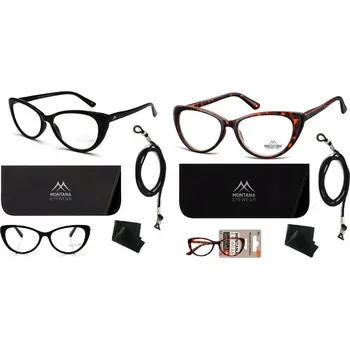 Brýle na čtení DIOPTRICKÉ BRÝLE PLUSY PRO ČTENÍ POČÍTAČE POUZDRO HADŘÍK +1.5 2 PÁRŮ