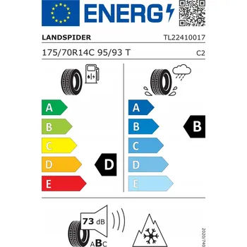 Celoroční pneumatika Landspider DURATRAXX VAN A/S 175/65R14 90 T