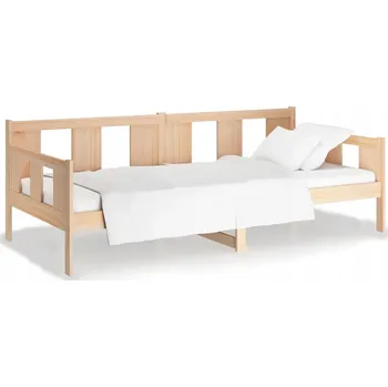 Pohovka Rozkládací pohovka z masivního borovicového dřeva 203,5 x 96 x 69,5 cm