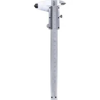 Dílna posuvné měřítko KINEX, aretace šroubkem - posuvné měřidlo, tzv. šuplera, rozsah 150 mm, hloubka 0,02 mm, ČSN 25 1238, DIN 862