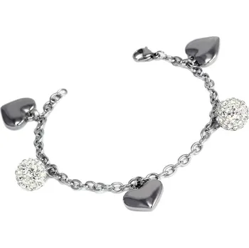 Náramek TopMode Třpytivý náramek s přívěsky 702308