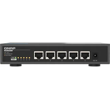 Switch Qnap přepínač QSW-3205-5T, 5x 10GbE portů, nespravovatelný
