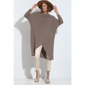 Dámský svetr TopMode Dlouhý svetr s vlnou 1077722