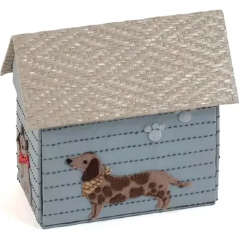 Příslušenství k šicímu stroji Rozkládací šitíčko ve viktoriánském stylu - Psí bouda (Hexagonal Victorian Sewing Kit Dog)