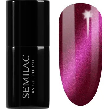 Lak na nehty Semilac UV Hybrid Silk Effect gelový lak na nehty s použitím UV/LED lampy odstín 468 Pink Cosy Essential 7 ml