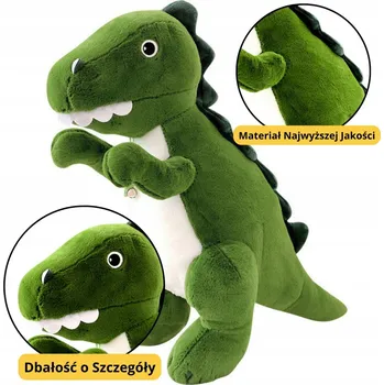 plyšák PLYŠOVÁ PLYŠÁK DINOSAURUS ZELENÝ PLYŠÁK PRO DĚTI 27 CM