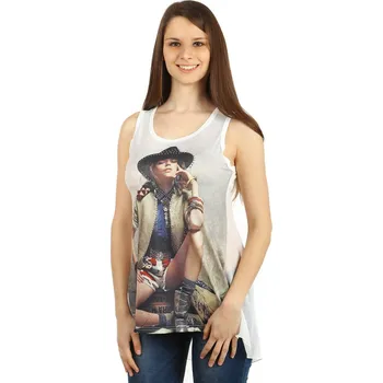 TopMode Dámské tílko s výrazným potiskem 48369