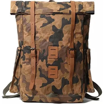 Městský batoh TopMode Plátěný rolovací batoh 868646