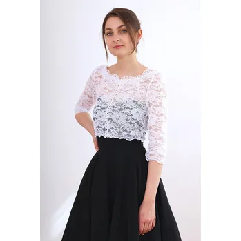 Bolerko TopMode Bolerko z krajky na knoflíčky 923215