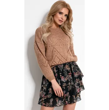 Dámský svetr TopMode Pletený dámský svetr s moderním vzorem 650780