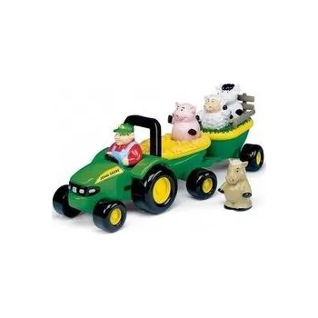 autíčko John Deere traktor grający ze zwierzątkami TOMY